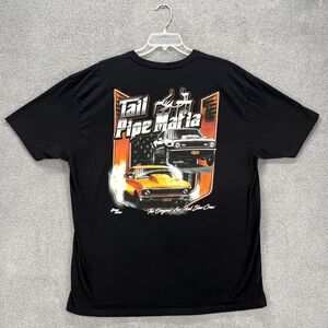 Tail Pipe Mafia T-shirt‎ Unisex 3XL Black Graphic Print Tee